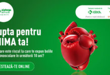Luptă pentru inima ta! Farmaciile Alphega lansează un test online de evaluare a riscului asociat bolilor cardiovasculare