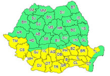 Cod galben de caniculă în tot sudul României până miercuri, temperaturi de 38 de grade